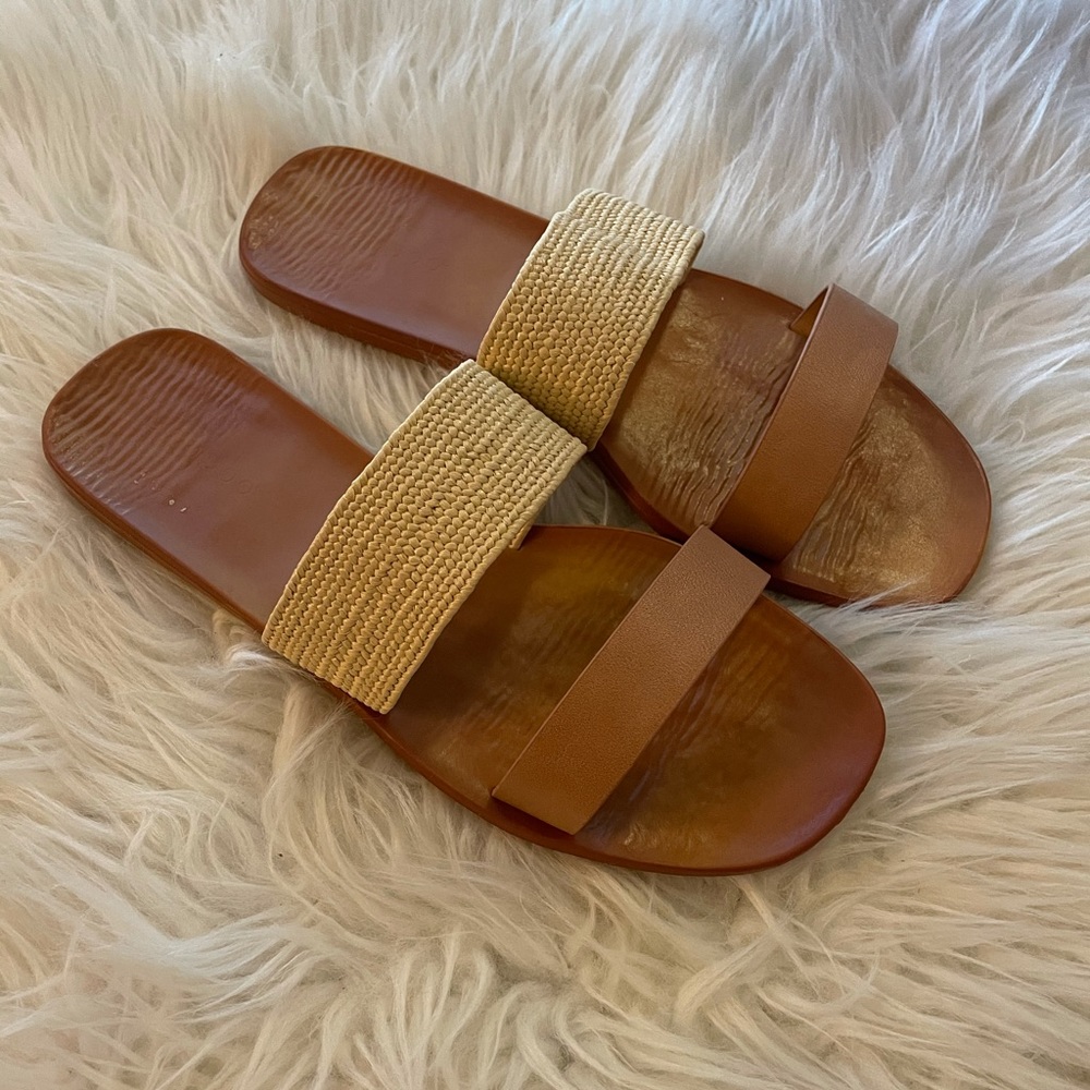 Lagertha Double Strap Woven Casual Sandals - Picture 6 of 12